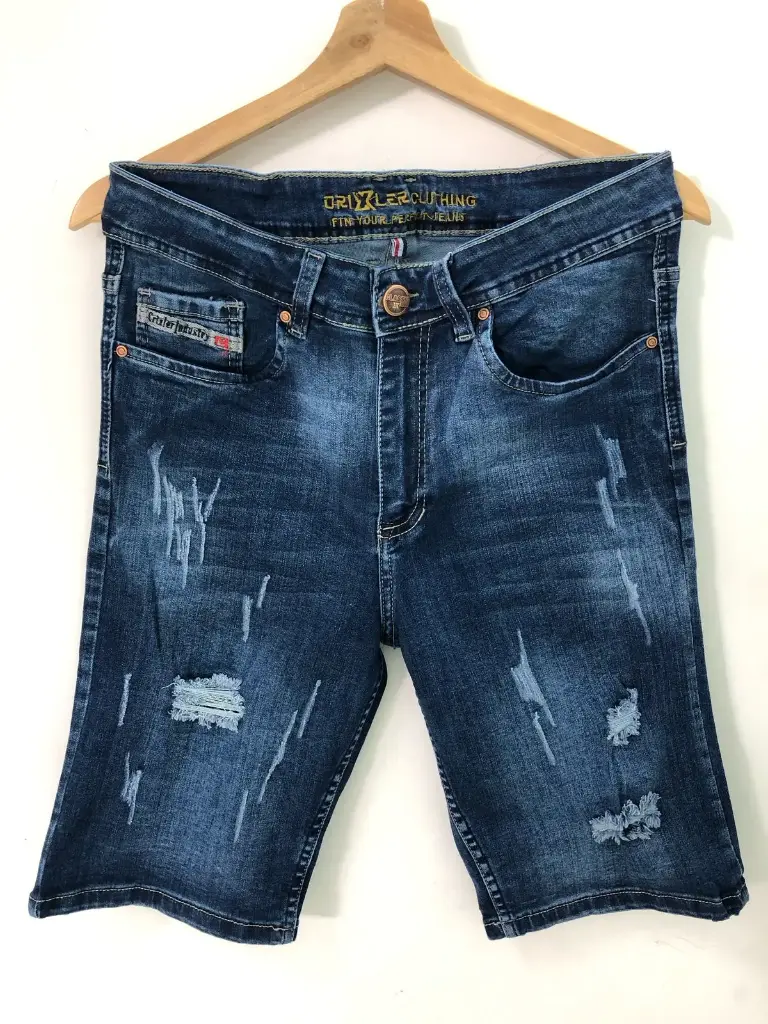 Bermuda jean  bordado 4477