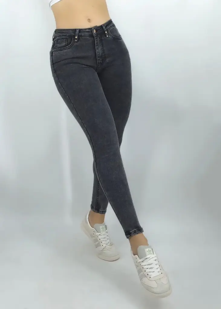 JEAN MUJER cenizo 4499