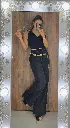 JEAN MUJER WIDE CENIZO 4503