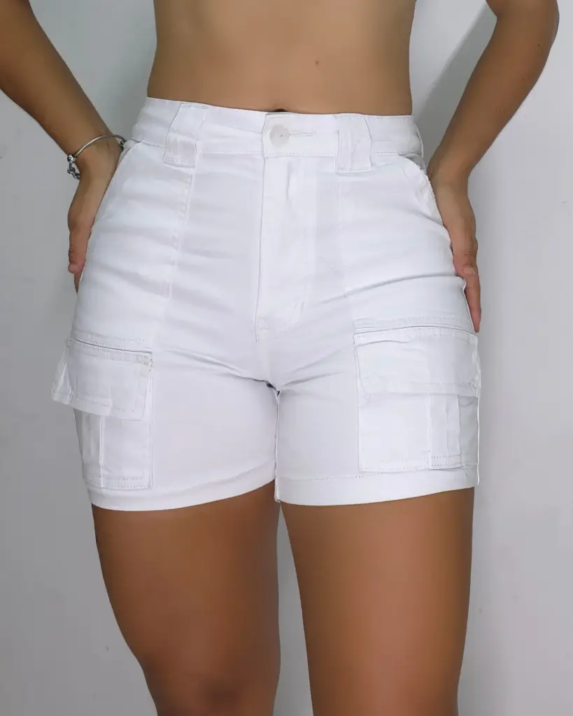 SHORT DRILL CRIXLER DAMA CARGO BLANCO