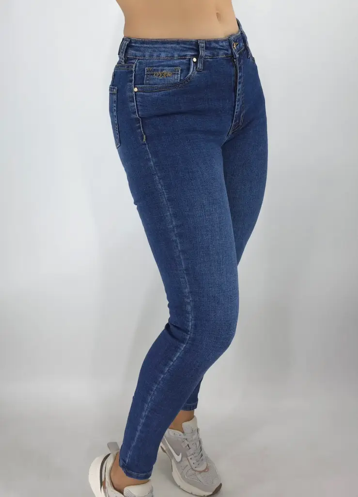 Jean mujer skinny parche 4543