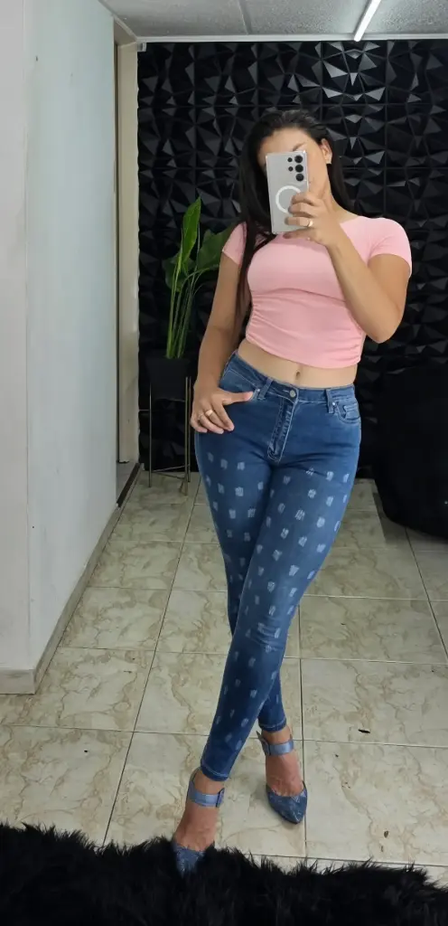 Jean mujer tallones 4546