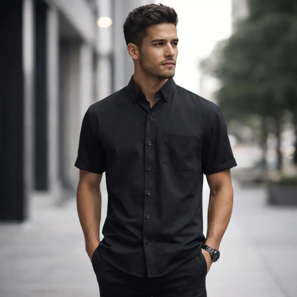 CAMISA MC CRIXLER c110-3 negro