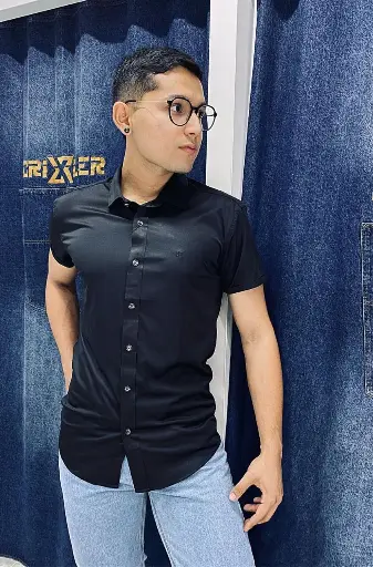 Camisa mc crixler negro 23-11