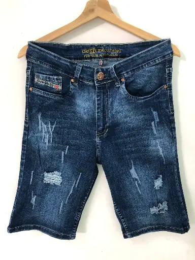 Bermuda jean  bordado 4477