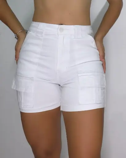 SHORT DRILL CRIXLER DAMA CARGO BLANCO